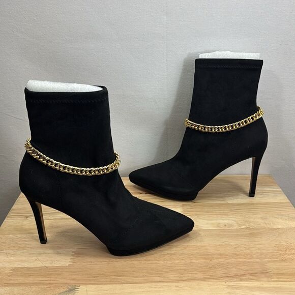 Jessica Simpson Women's Valyn Chain Stieletto Heel Dress Booties Size 10 NIB - Picture 5 of 11